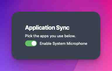 mic toggle